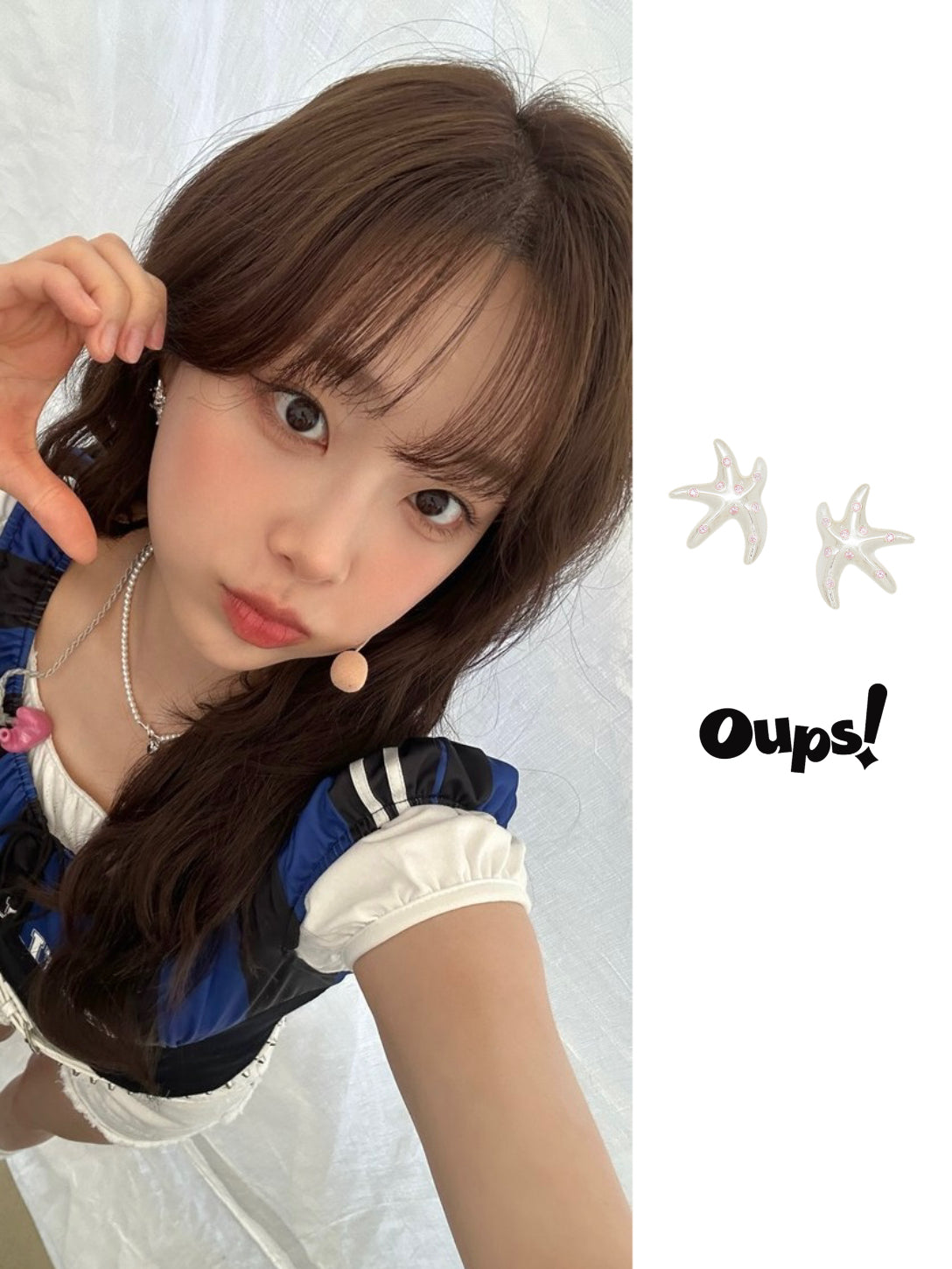 CHUU from LOONA Wears Dancing Starfish Earrings