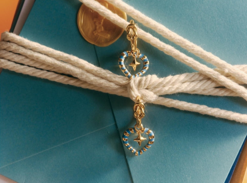 Hercules Heart Anchor Earrings (Detachable)