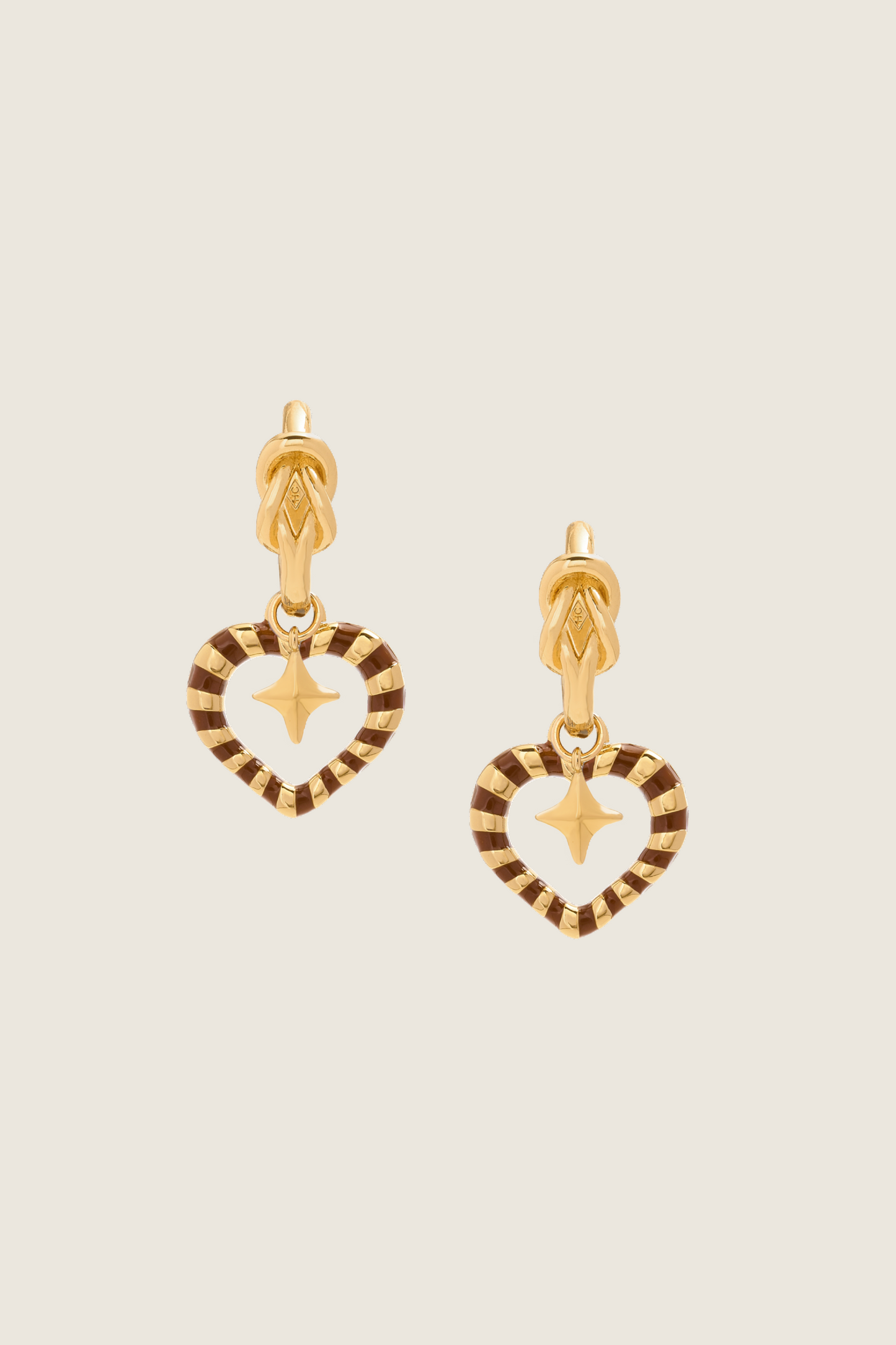 Hercules Heart Anchor Earrings (Detachable)