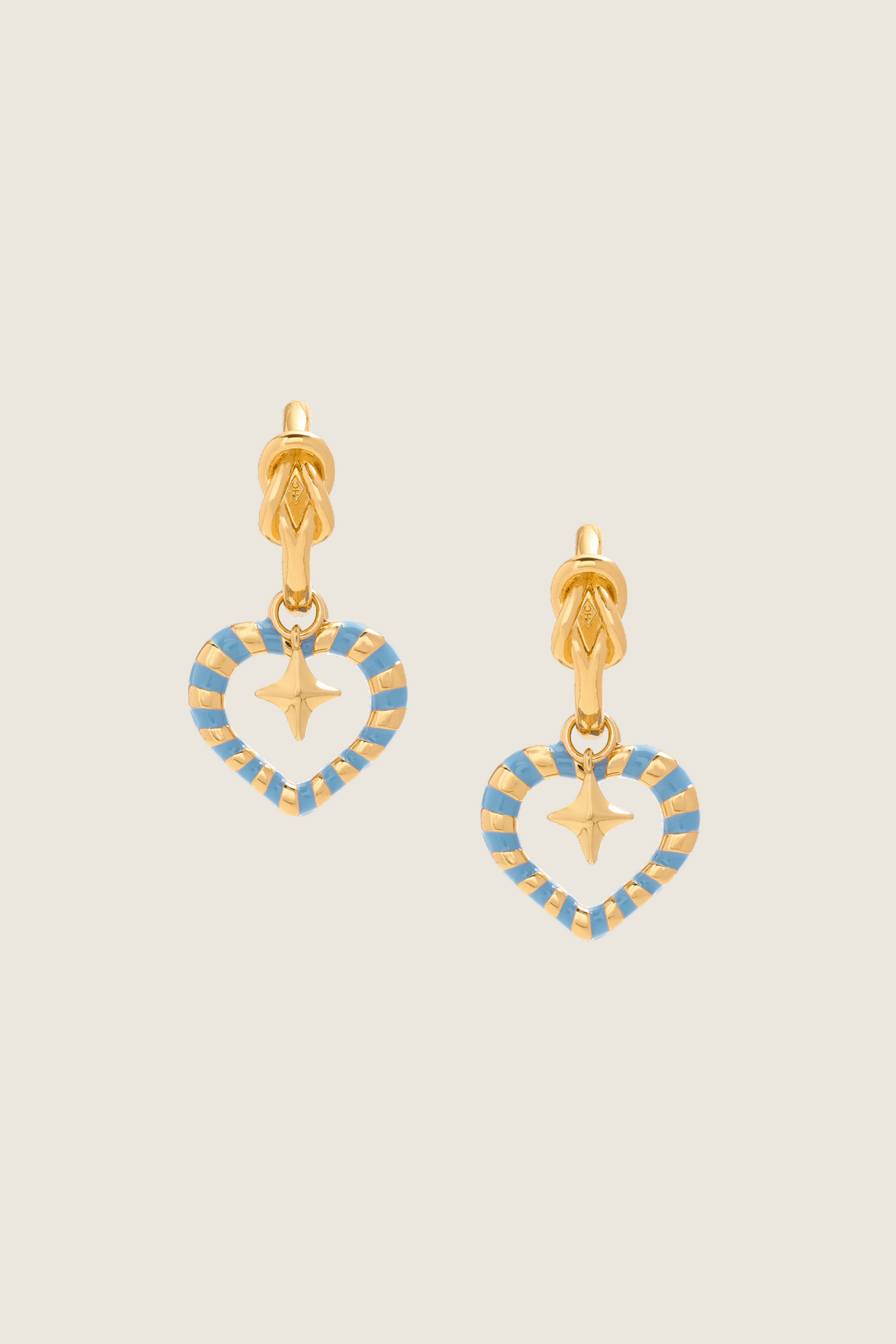 Hercules Heart Anchor Earrings (Detachable)