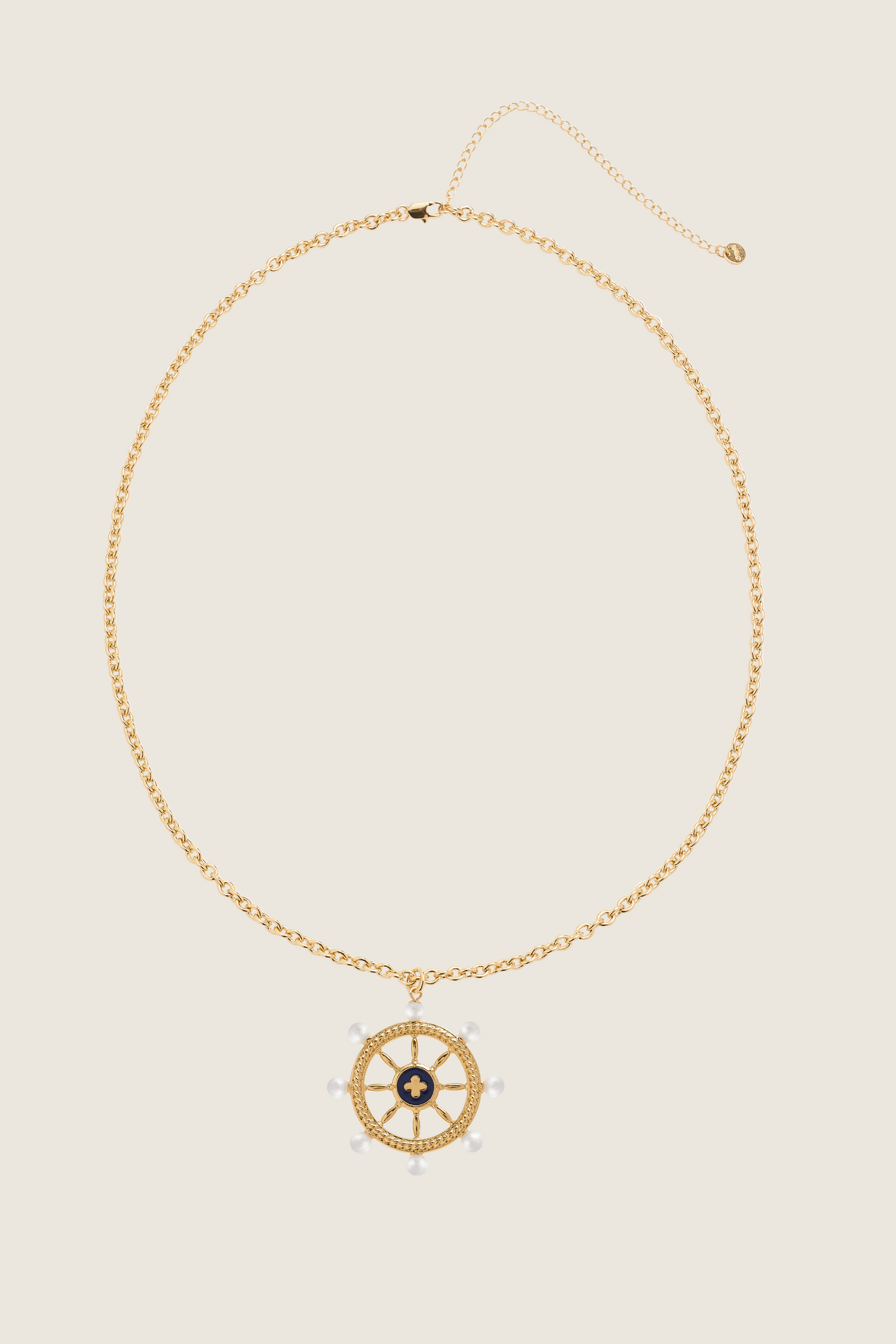Monsoon Compass Double-sided Necklace
