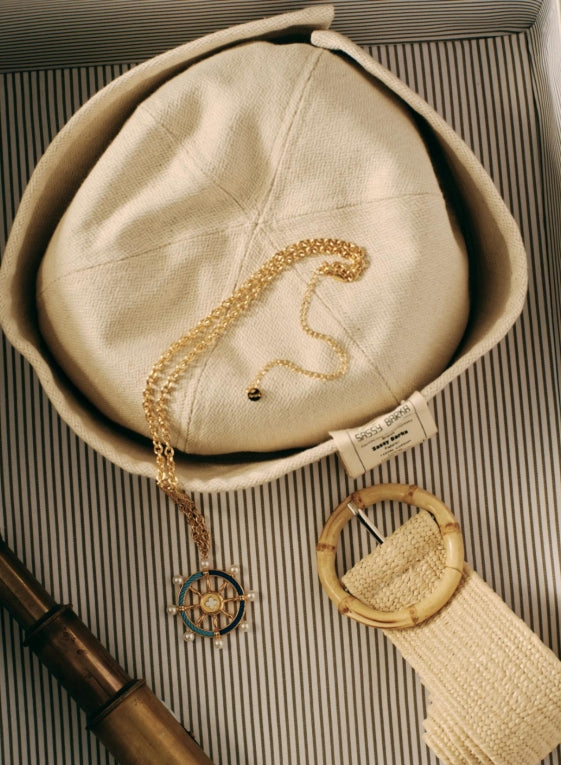 Monsoon Compass Double-sided Necklace