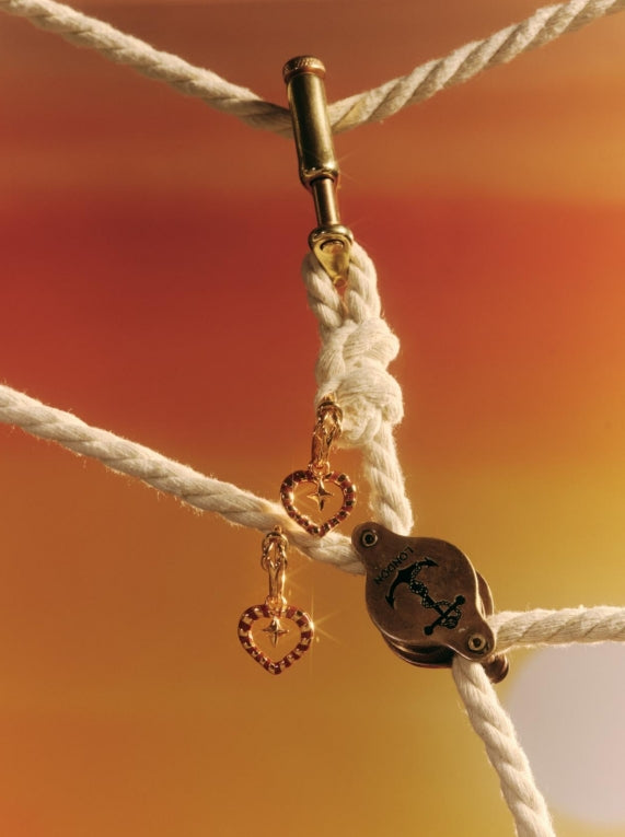 Hercules Heart Anchor Earrings (Detachable)