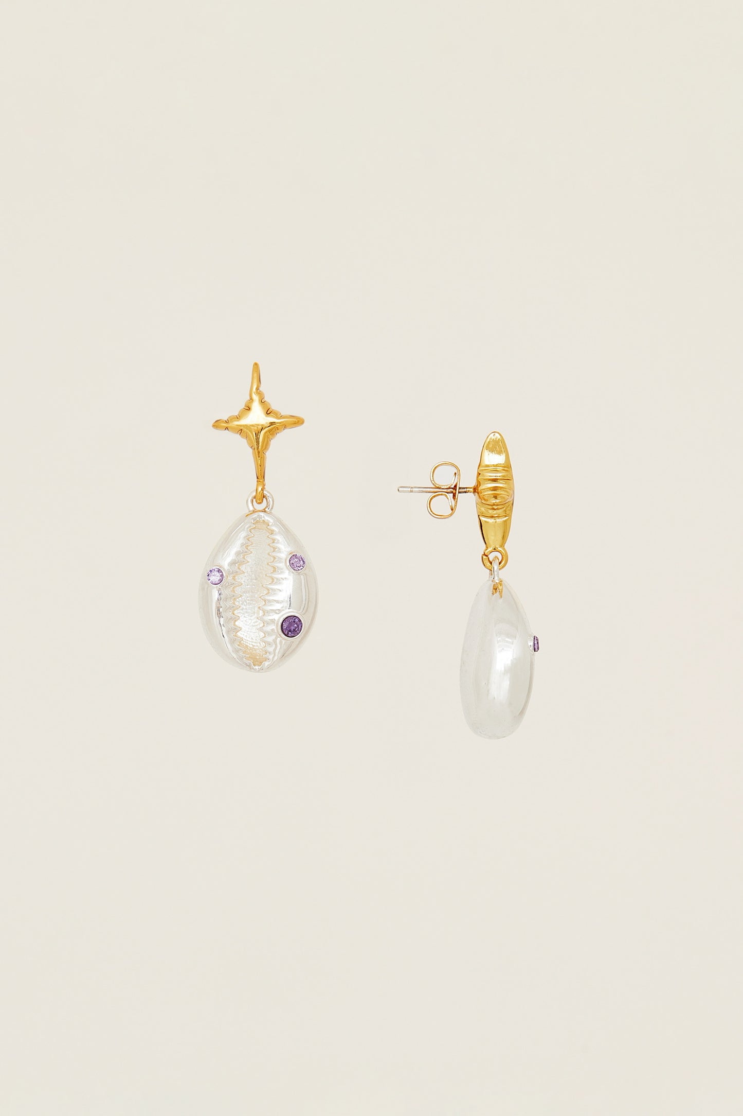 ✨【Worn by SUI】Strange Conch Earrings✨