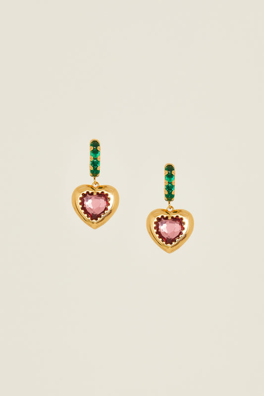 Lighted By Emerald Classic Earrings