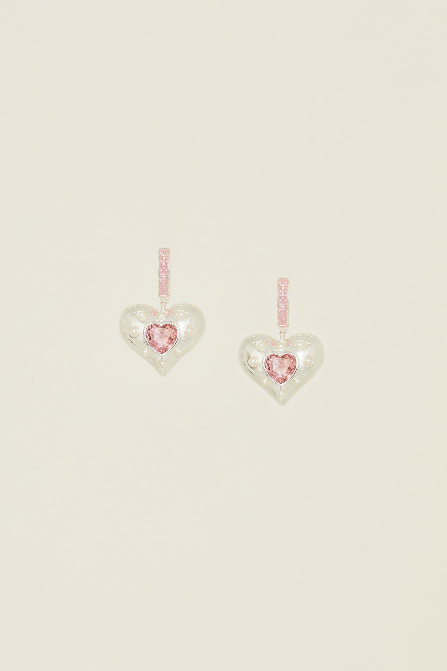 K-Pop H2H A-NA's Silver Rose Earrings - Minimalist Celebrity Same Style