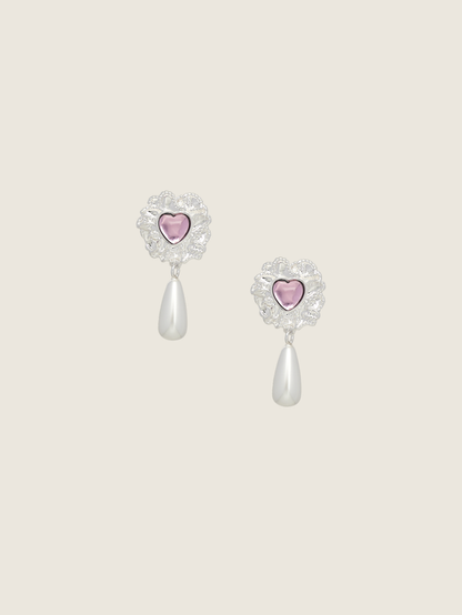 Blooming Heart Earrings