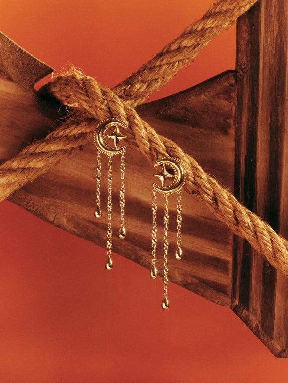 Siren Night Song Tassel Earrings