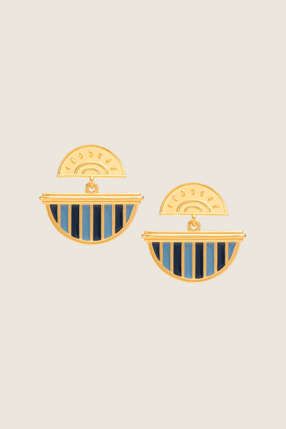 Sea Horizon Dawn Earrings