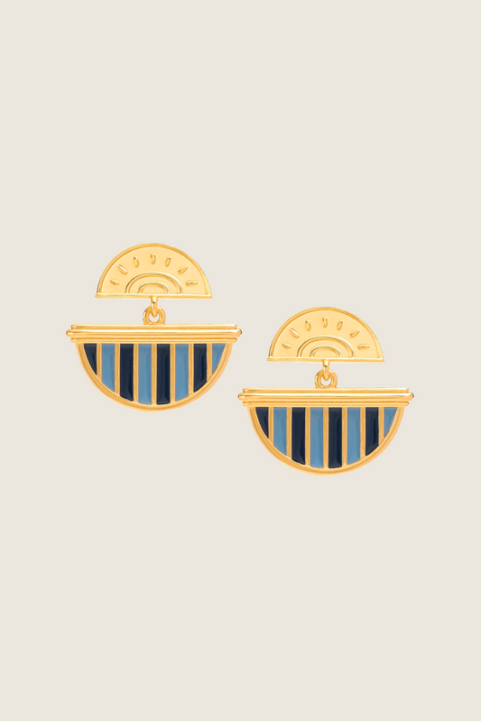 Sea Horizon Dawn Earrings