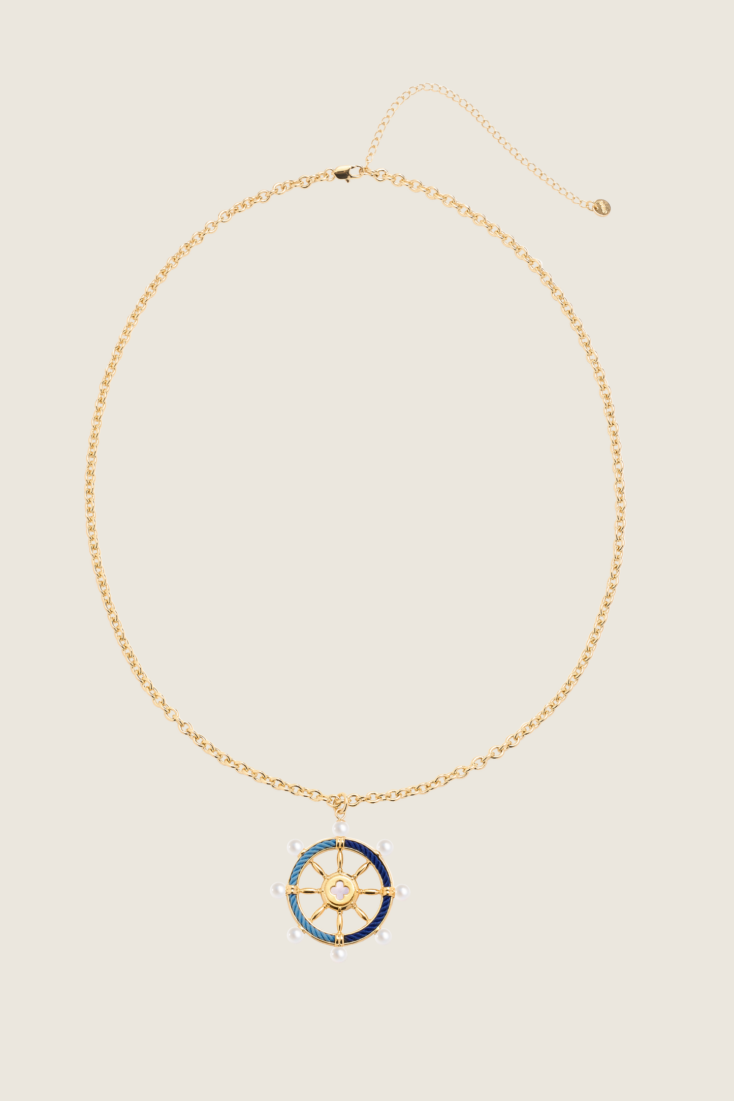 Monsoon Compass Double-sided Necklace