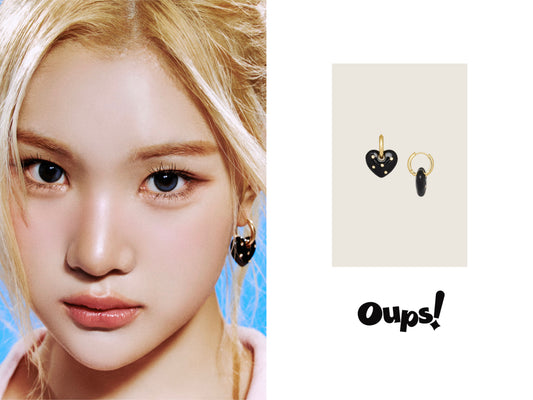 K-Pop H2H JUUN's Hermes Style Hoop Earrings
