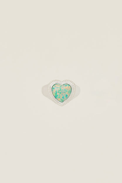 Opal Love Ring