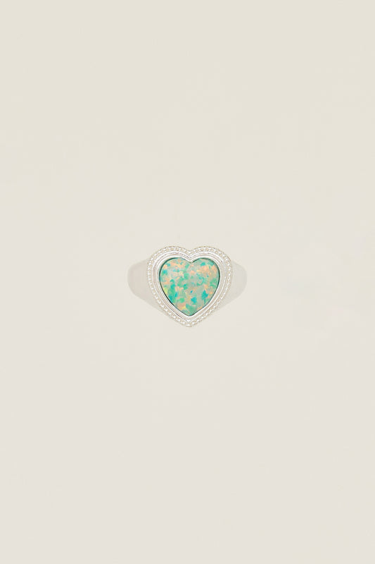 Opal Love Ring