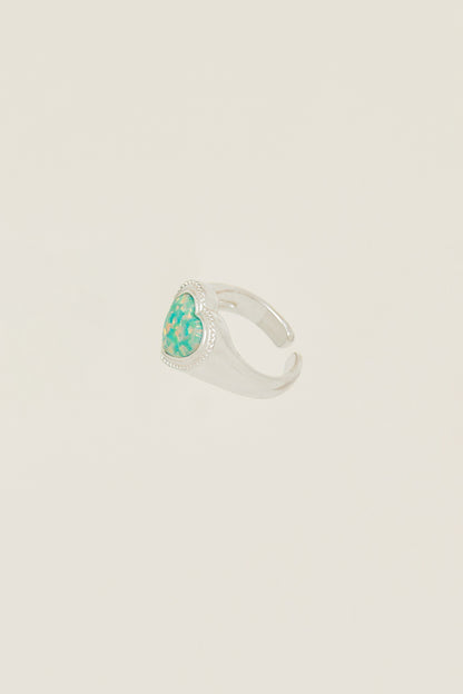 Opal Love Ring