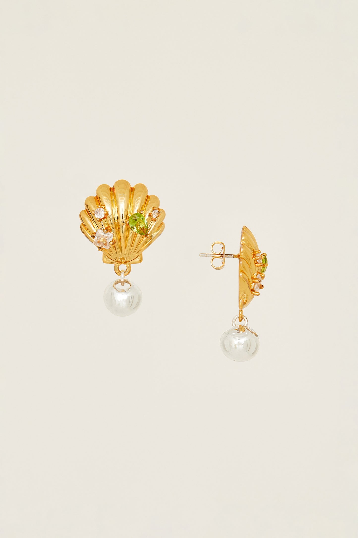 Golden Shell Feast Earrings