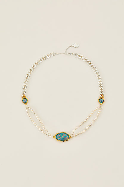 Eyes of Sea Area Necklace