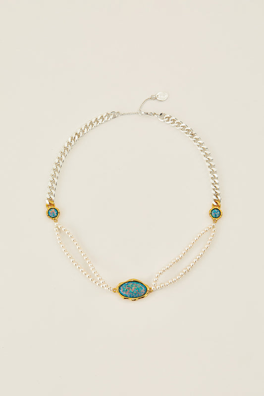 Eyes of Sea Area Necklace