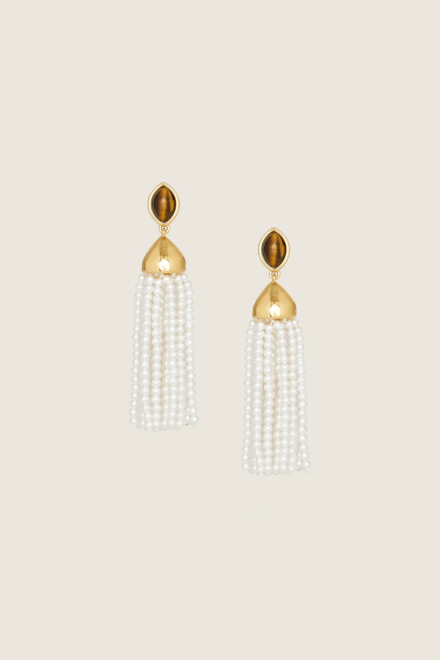 Princess Tassel Pearls Earrings