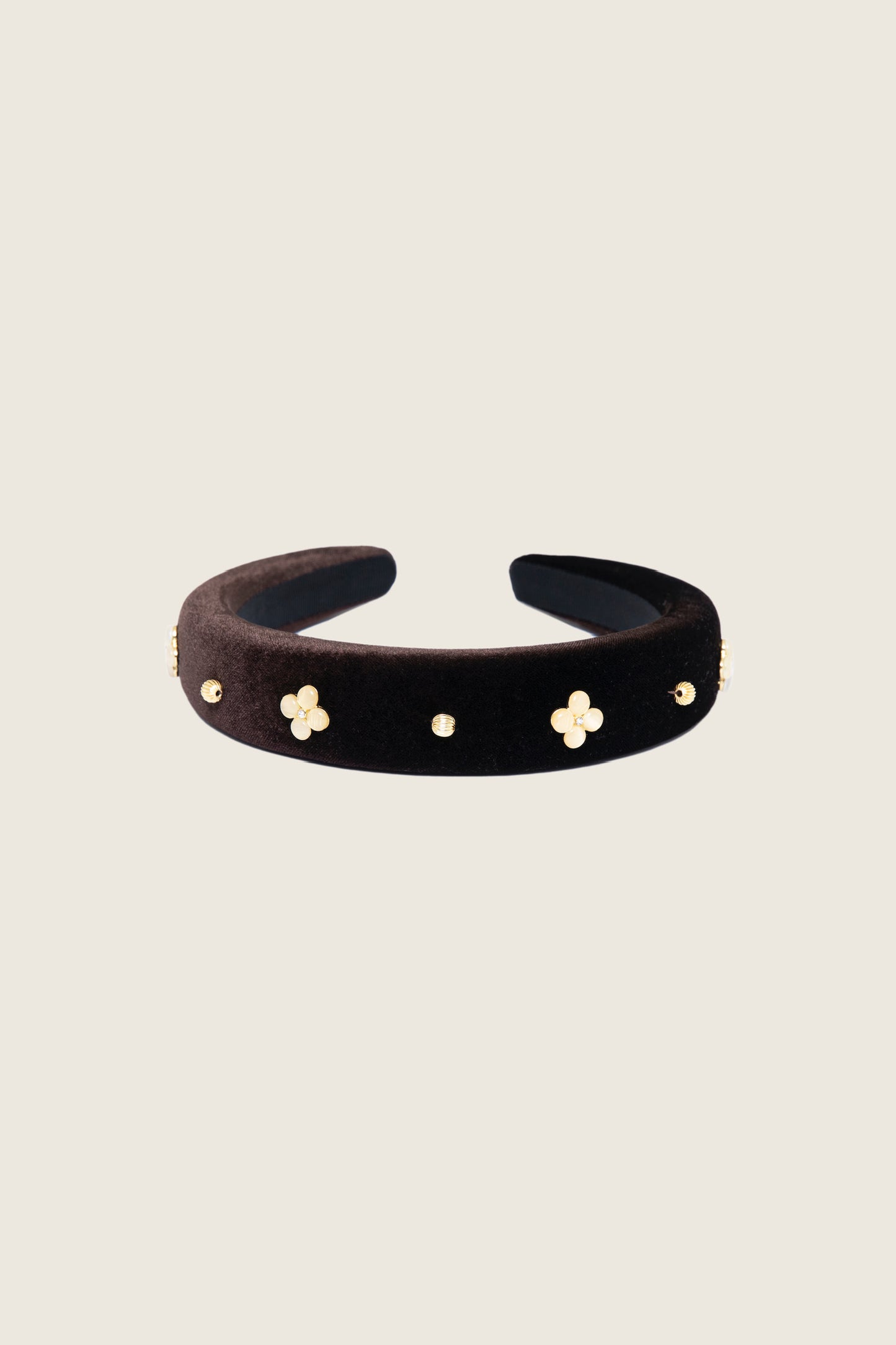 Flora Hymn Headband - Coco Brown