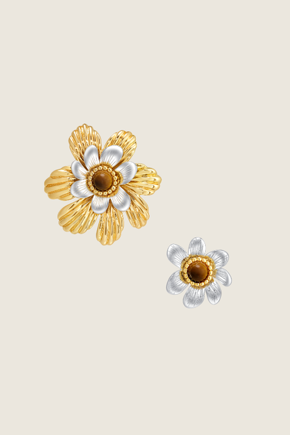 Flower-heavy Tahiti with detachable earrings