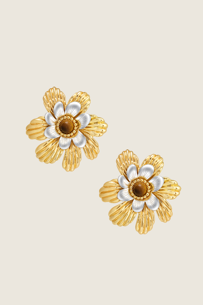 Flower-heavy Tahiti with detachable earrings