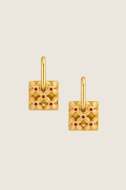 Cinano Flower-Shadow Earrings