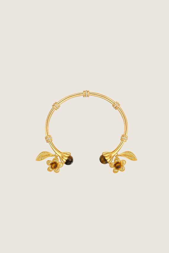 Flower-and-Leaf Whisper Bracelet