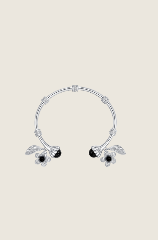 Flower-and-Leaf Whisper Bracelet