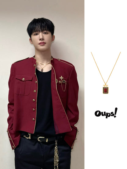 ✨【Worn by B.I】British Portrait Necklace✨