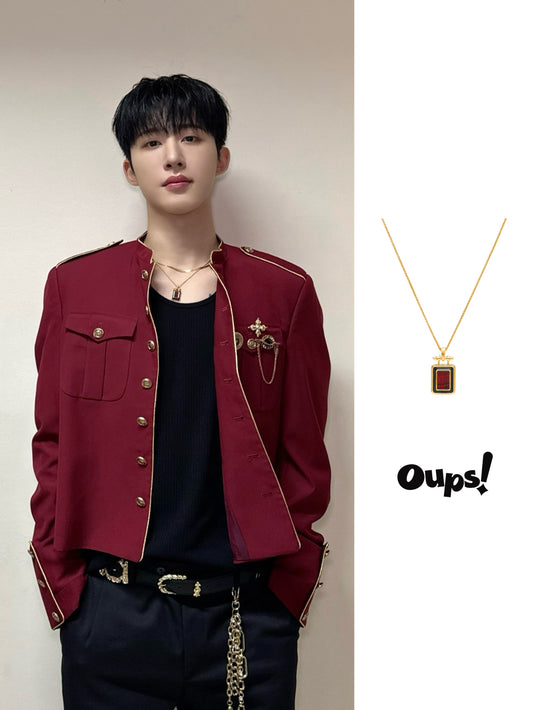 ✨【Worn by B.I】British Portrait Necklace✨