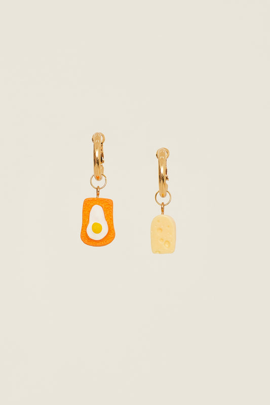 Oups! Cheese Toast Earrings