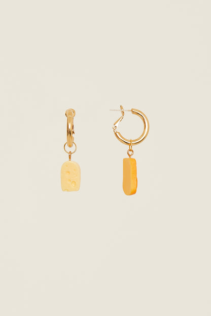 Oups! Cheese Toast Earrings