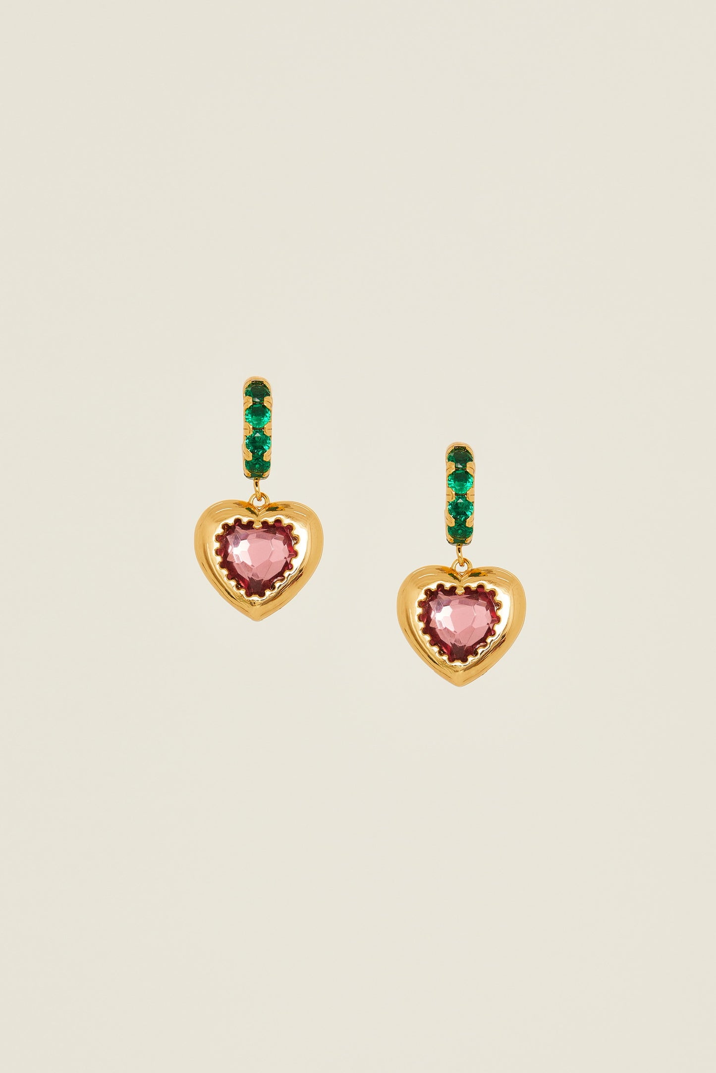 Lighted By Emerald Classic Earrings