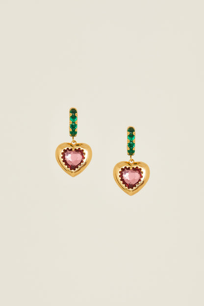 Lighted By Emerald Classic Earrings