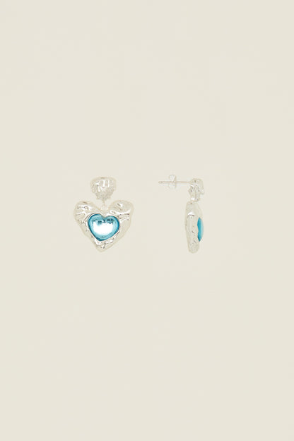 Heart Of  The Ocean Earrings