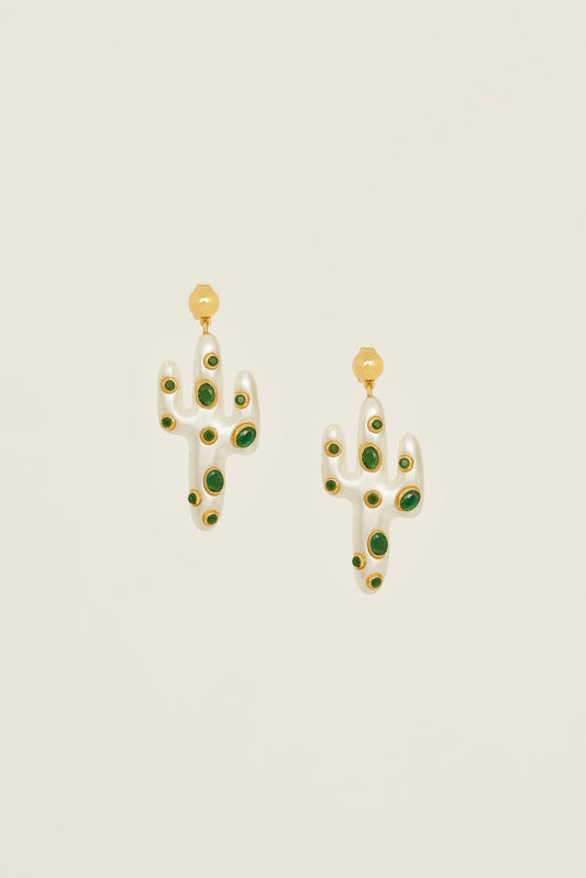 Cactus Pearl Earrings