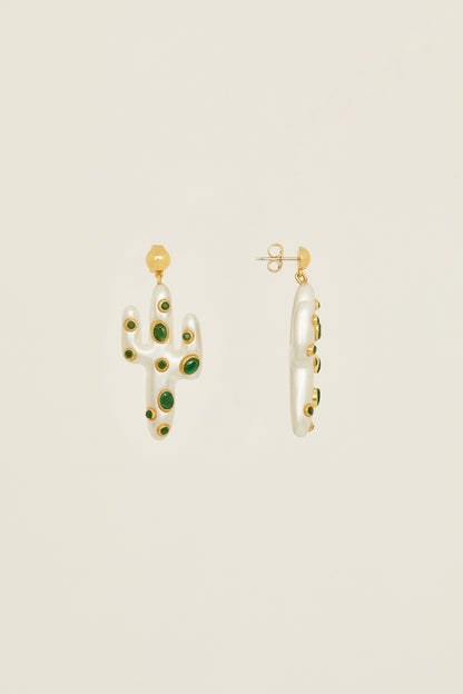 Cactus Pearl Earrings