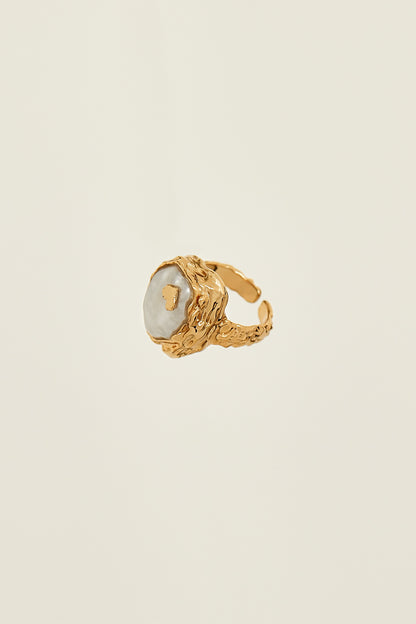 Sunset Melting Gold Ring